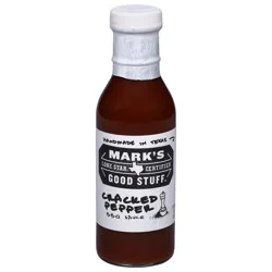 Mark's Good Stuff Cracked Pepper BBQ Sauce 14 oz