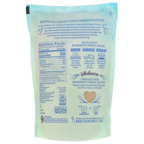 slide 2 of 5, Wholesome Turbinado Sugar 24 oz, 24 oz