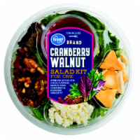 slide 1 of 1, Kroger Cranberry & Walnut Salad Kit For One, 4.75 oz