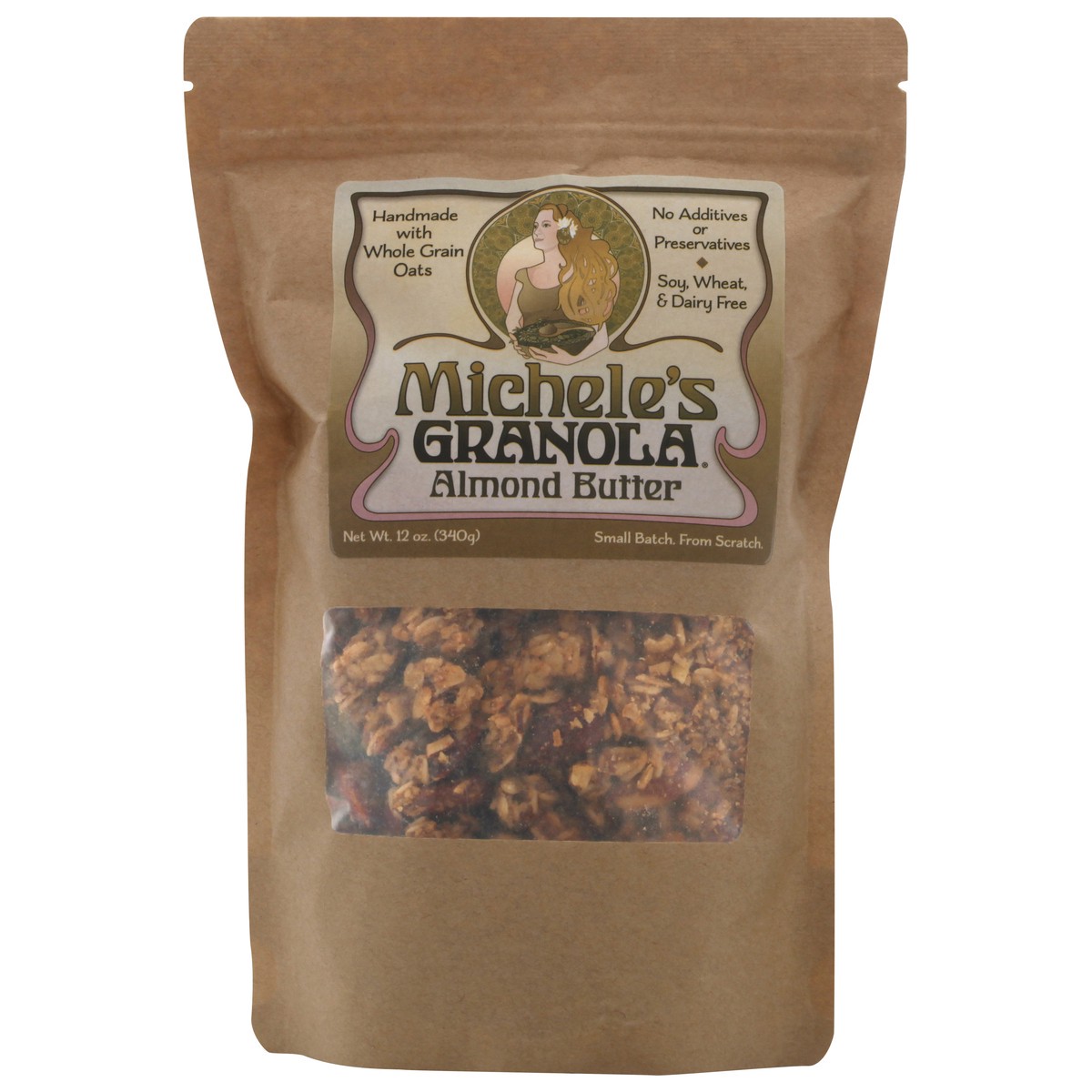 slide 8 of 9, Michele's Granola Almond Butter, 12 oz