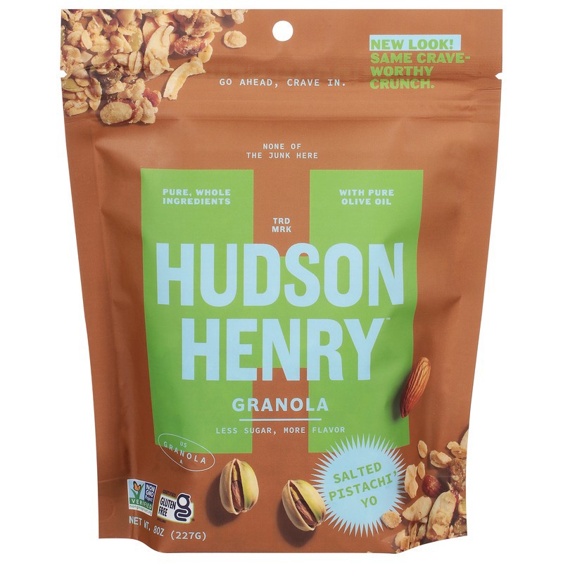 slide 1 of 5, Hudson Henry Salted Pistachi'yo Granola 8 oz, 8 oz