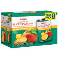 slide 15 of 29, Meijer Peaches In Juice /, 4 ct; 15 oz