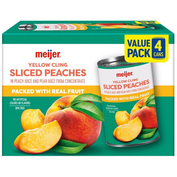 slide 21 of 29, Meijer Peaches In Juice /, 4 ct; 15 oz