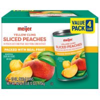 slide 10 of 29, Meijer Peaches In Juice /, 4 ct; 15 oz