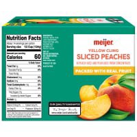 slide 5 of 29, Meijer Peaches In Juice /, 4 ct; 15 oz