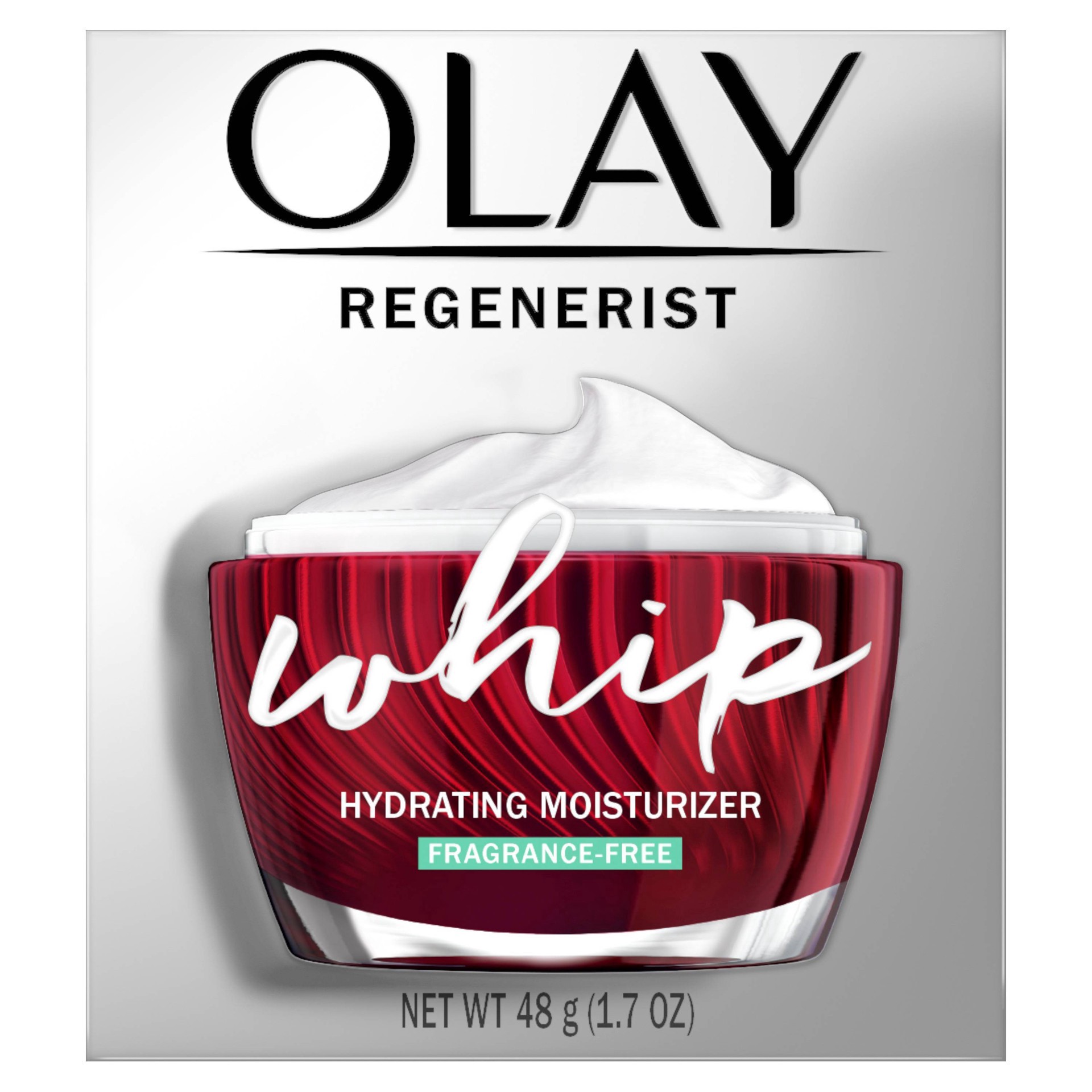 slide 11 of 11, Olay Regenerist Whip Face Moisturizer, Fragrance-Free, 1.7 Oz, 1.7 oz