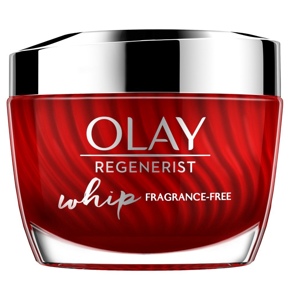 slide 9 of 11, Olay Regenerist Whip Face Moisturizer, Fragrance-Free, 1.7 Oz, 1.7 oz