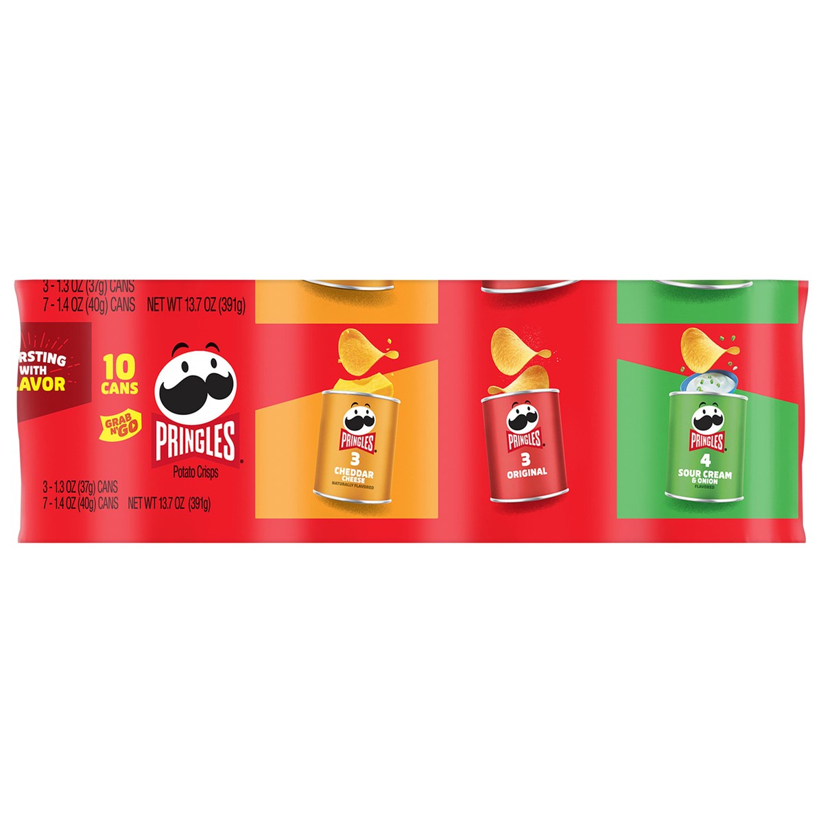 slide 1 of 13, Pringles Variety Pack Potato Crisps Chips, 13.7 oz