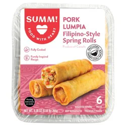 SUMM! Pork Lumpia Filipino-Style Spring Rolls 9.38 oz