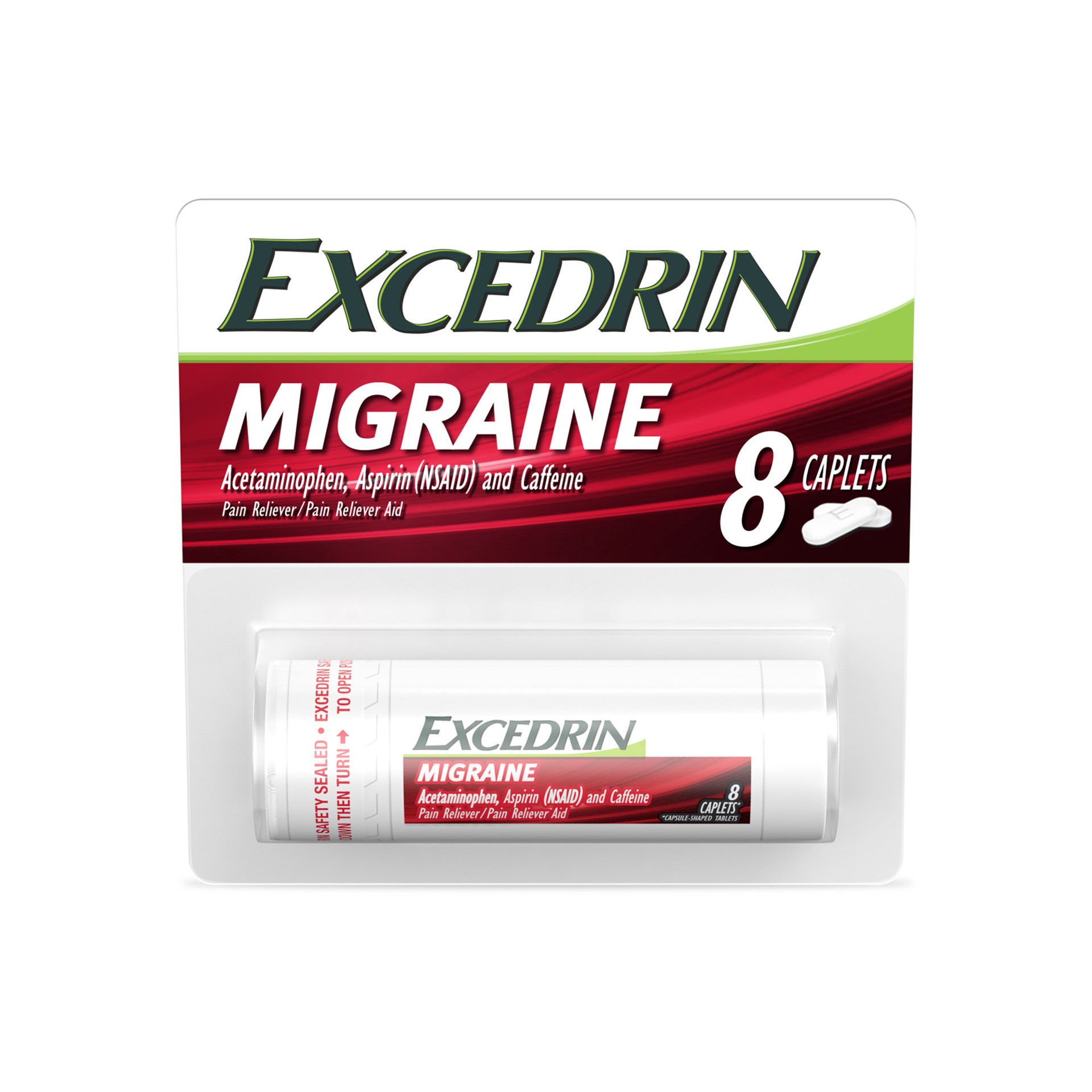 slide 1 of 1, excedrin migraine 8ct, 8 ct