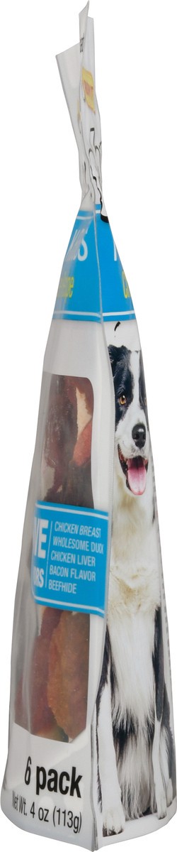 slide 8 of 9, Ruffin' It Chomp'ems Five Flavor Kabobs Chicken, Duck & Liver Recipe Dog Treats 6 Pack, 6 ct