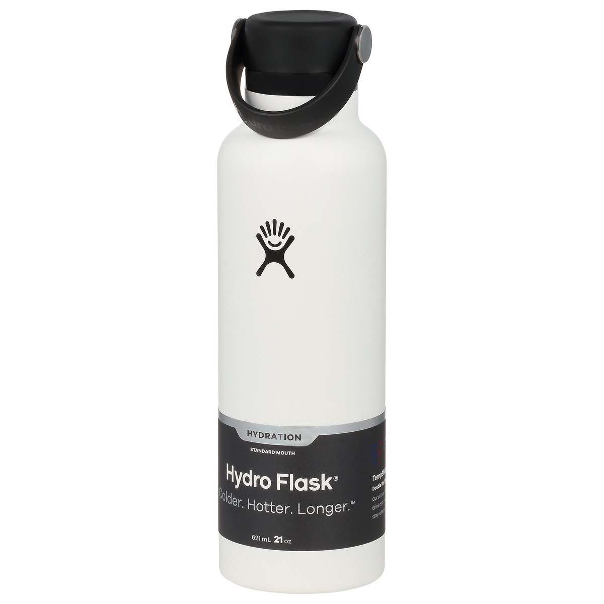 slide 9 of 9, Hydro Flask 21 Ounce Standard Mouth White Bottle 1 ea, 1 ct
