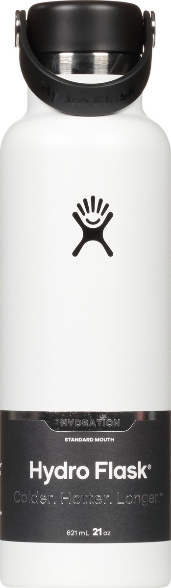 slide 8 of 9, Hydro Flask 21 Ounce Standard Mouth White Bottle 1 ea, 1 ct