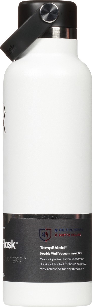 slide 3 of 9, Hydro Flask 21 Ounce Standard Mouth White Bottle 1 ea, 1 ct