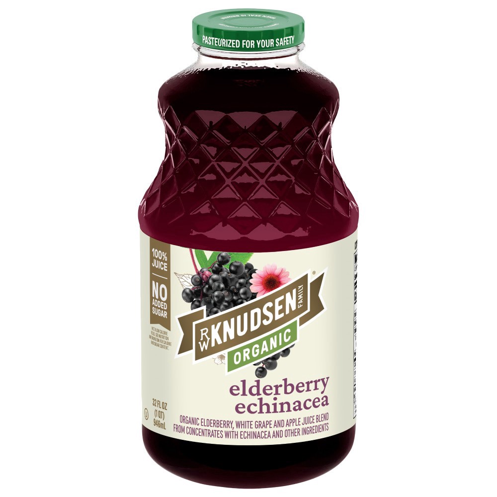 slide 1 of 4, RW Knudsen® Organic Elderberry Echinacea Juice, 32 fl oz