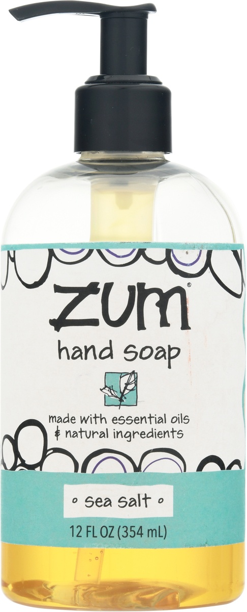 slide 8 of 10, Zum Sea Salt Liquid Hand Soap, 12 oz