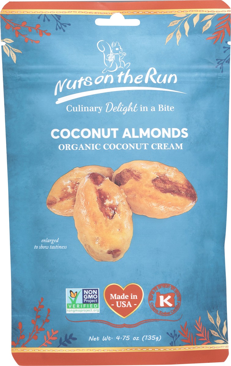 slide 4 of 14, Nuts on the Run Organic Coconut Cream Coconut Almonds 4.75 oz, 4.75 oz
