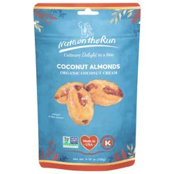 Nuts on the Run Organic Coconut Cream Coconut Almonds 4.75 oz