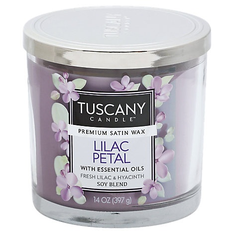 slide 1 of 1, Tuscany Jar Lilac Petal, 14 oz