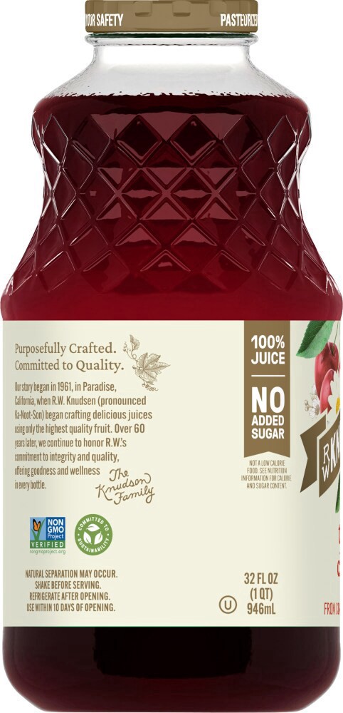 slide 4 of 4, RW Knudsen Family Tart Cherry Chamomile 100% Juice 32 fl oz, 32 fl oz