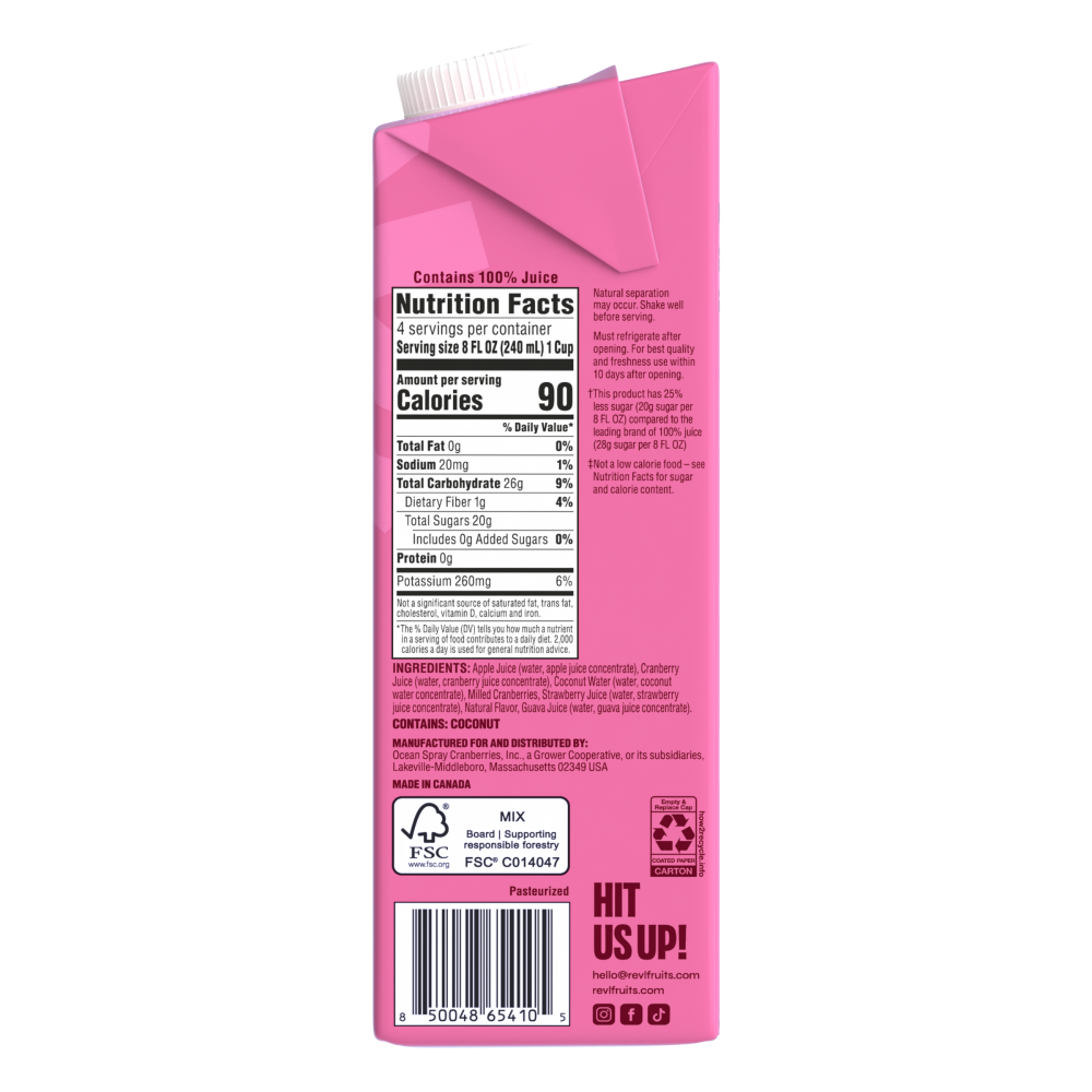 slide 3 of 3, Revl Fruits™ Paradise Guava Juice, 32 fl oz