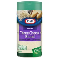 Kraft Three Cheese Blend Grated Cheese