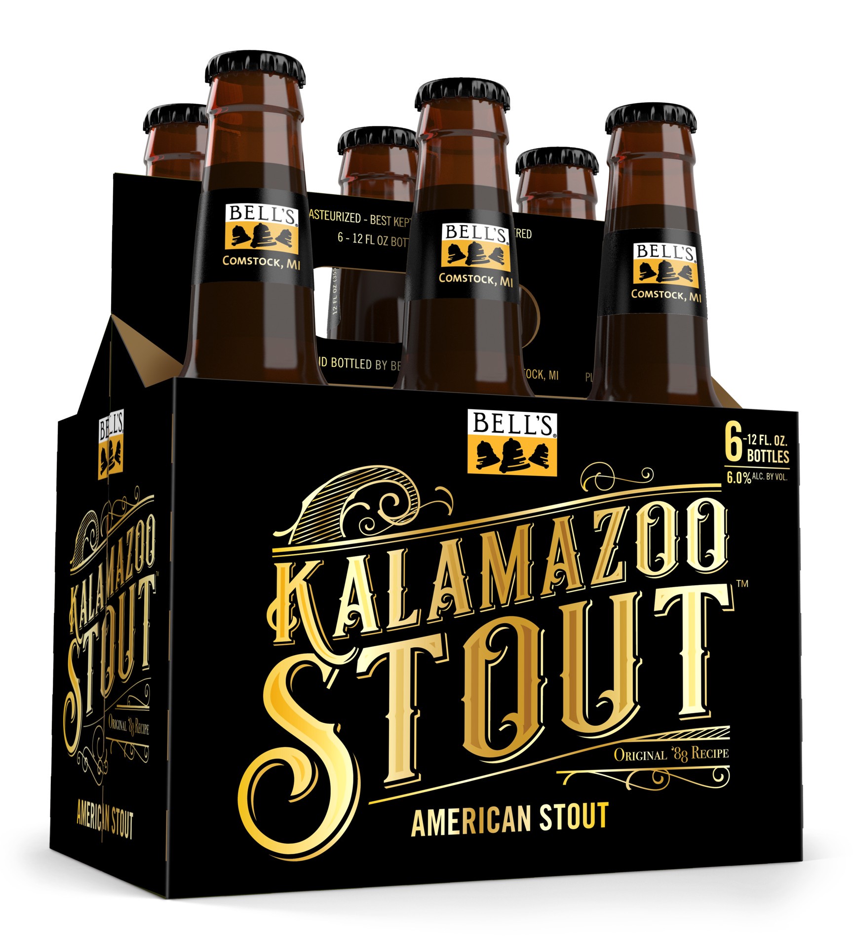 slide 4 of 4, Bell's Kalamazoo Stout Beer 6 - 12 fl oz Bottles, 6 ct; 12 oz