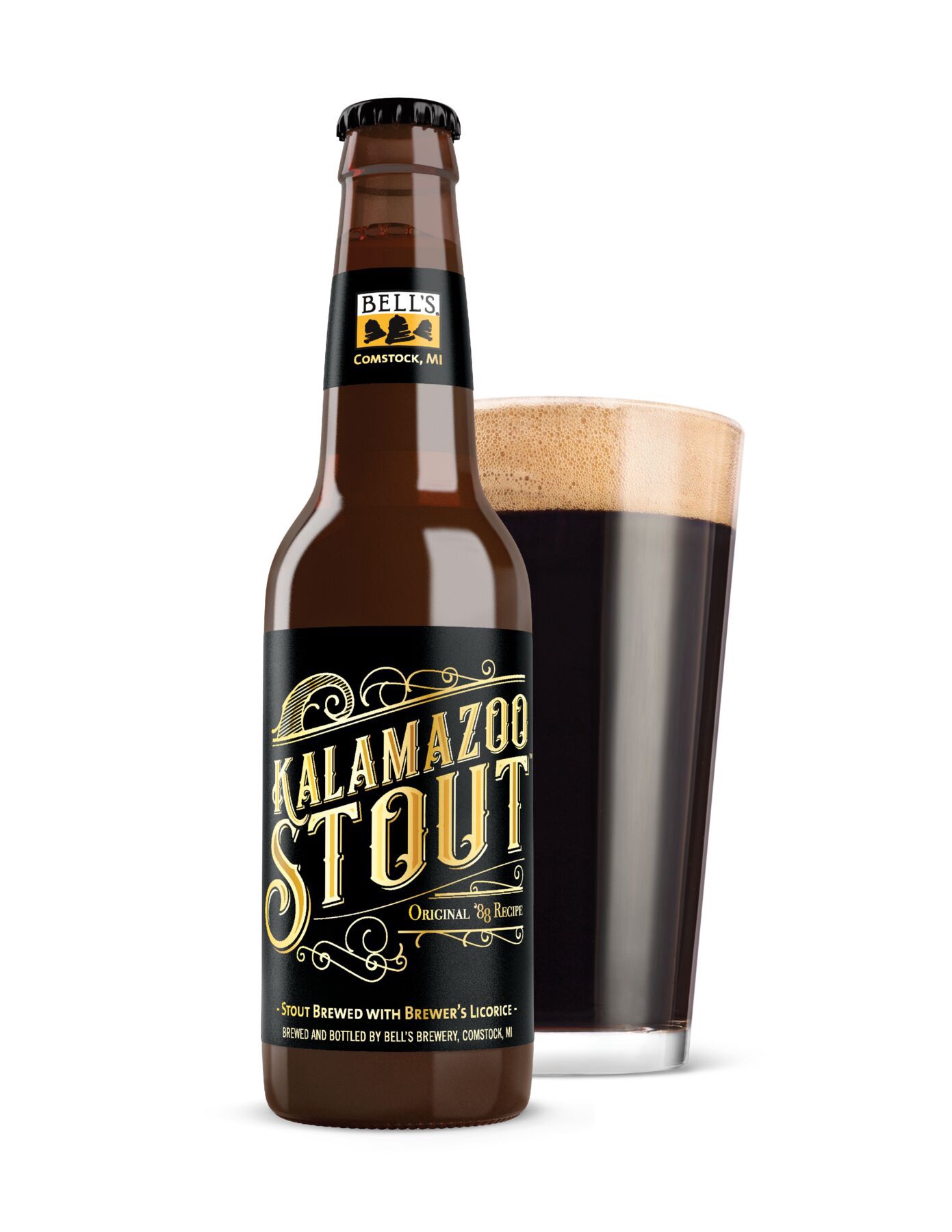 slide 2 of 4, Bell's Kalamazoo Stout Beer 6 - 12 fl oz Bottles, 6 ct; 12 oz