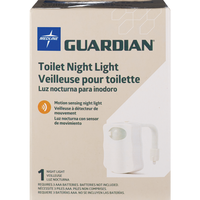 slide 1 of 1, Medline Motion Activated Toilet Safety Light, 1 ct