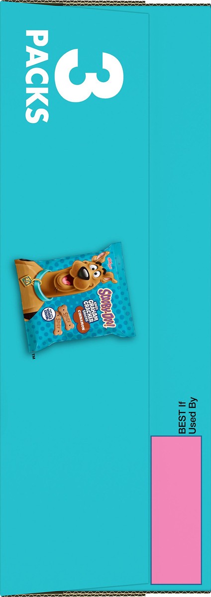 slide 5 of 8, Kellogg's Scooby-Doo! Baked Cinnamon Graham Cracker Snacks 3 ea, 3 ct