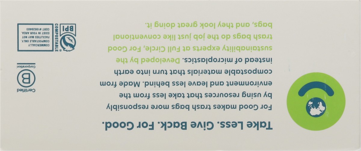 slide 9 of 11, For Good 4 Gallon Trash Bags Small 25 ea, 25 ct