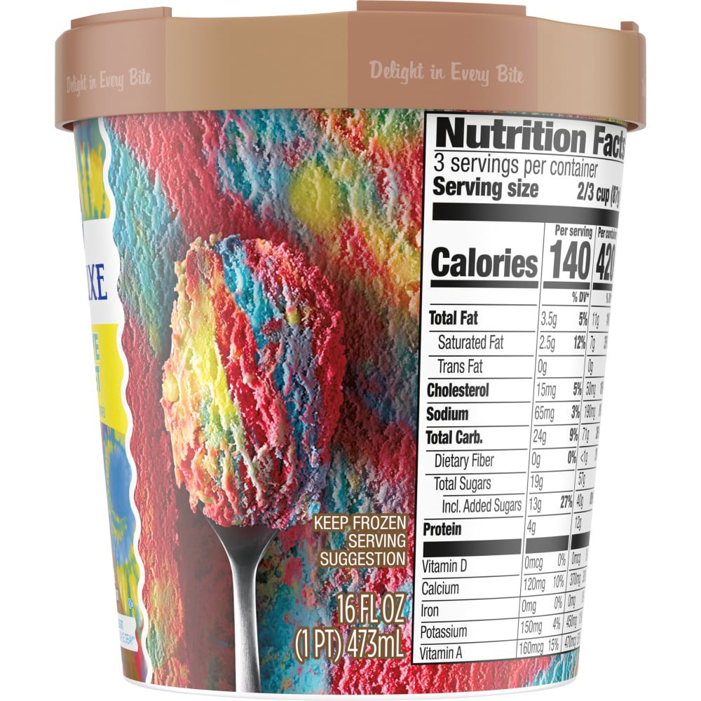 Kroger Deluxe Tie Dye Burst Ice Cream 16 fl oz Shipt