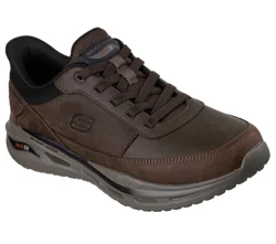 Skechers Men's Arch Fit Orvan-Moxley Slip-In Casuals, Brown, Size 11