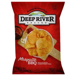 Deep River Snacks Deep River® mesquite BBQ kettle chips - 8 oz