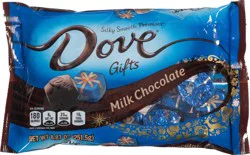 DOVE PROMISES Milk Chocolate Christmas Candy Gifts , 8.87 oz Bag