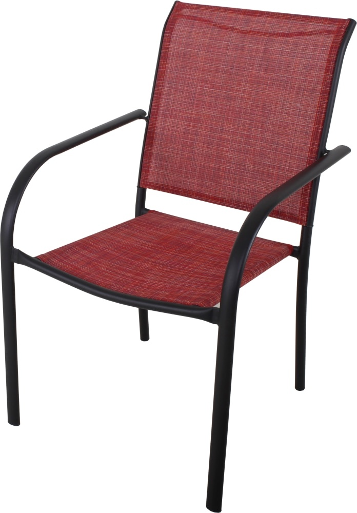 slide 1 of 1, HD Designs Outdoors Orchards Patio Dining Chair - Red, 1 ct