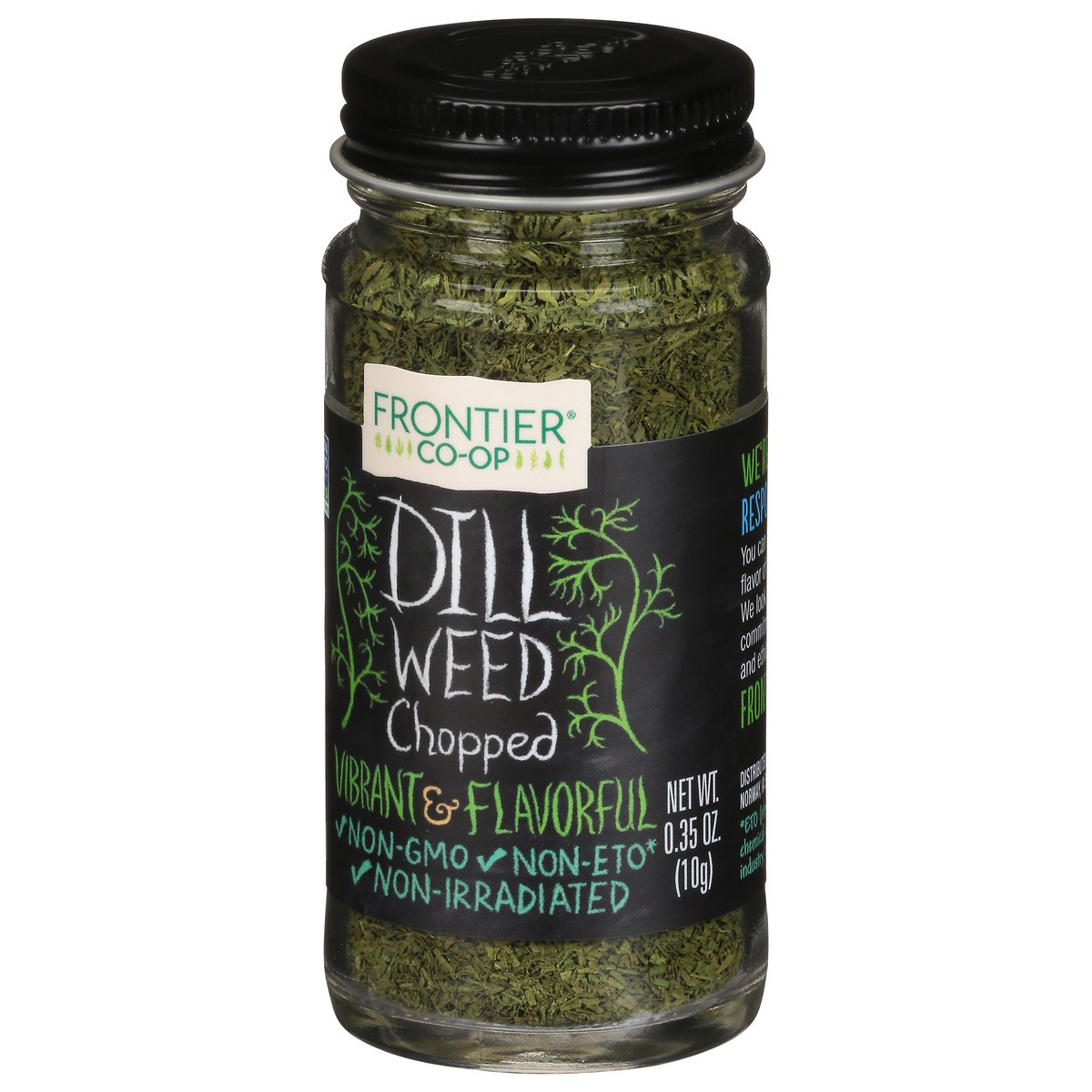 slide 3 of 9, Frontier Herb Frontier Co-op Chopped Dill Weed, 0.35 oz