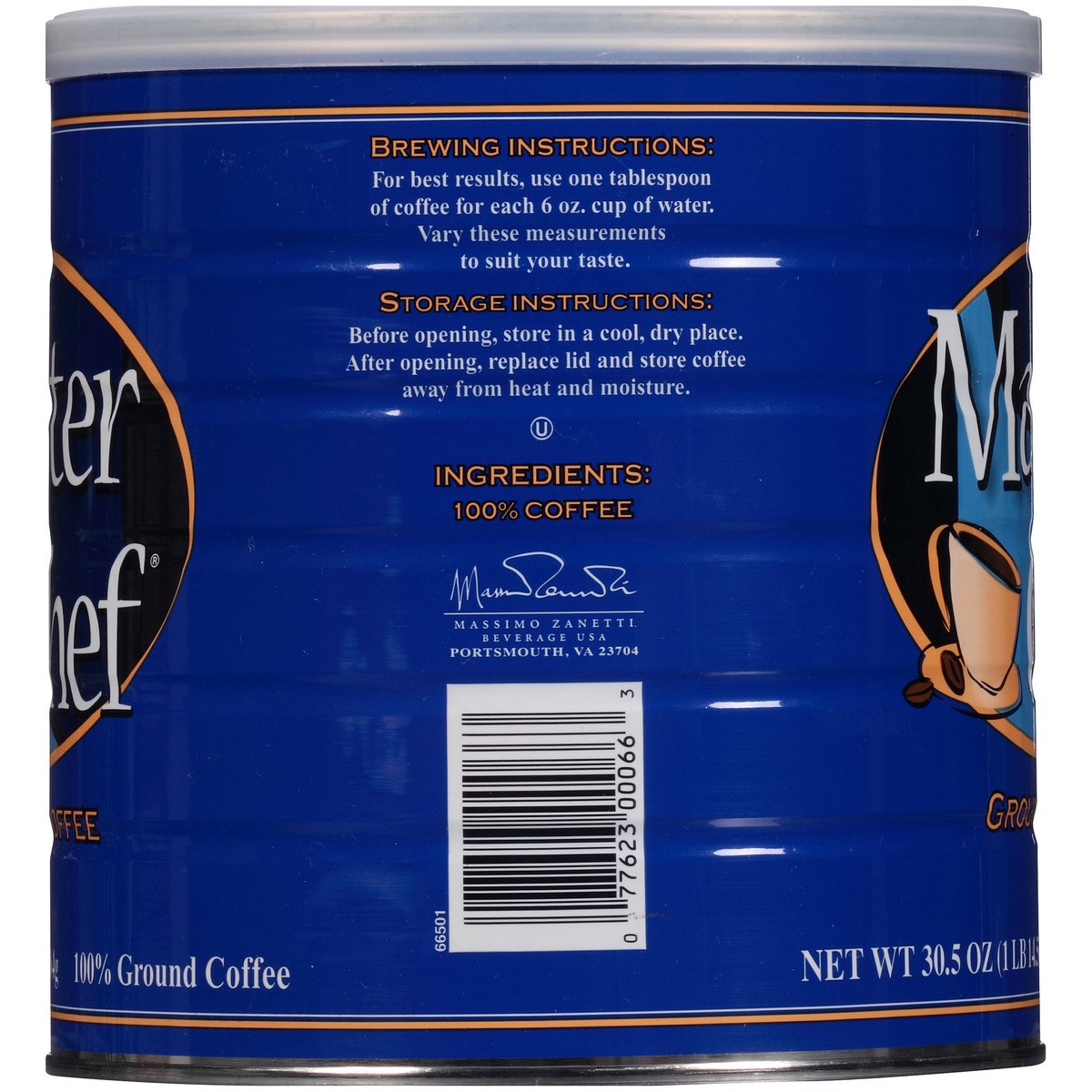 slide 8 of 11, Master Chef Ground Coffee 30.5 oz. Can, 30.5 oz