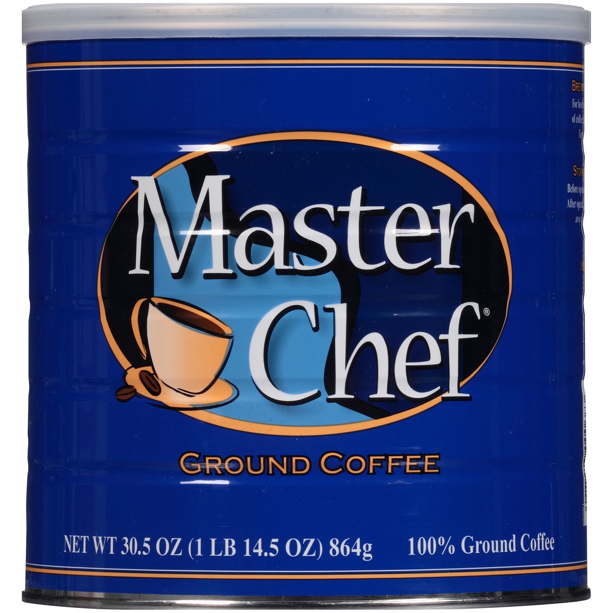 slide 6 of 11, Master Chef Ground Coffee 30.5 oz. Can, 30.5 oz