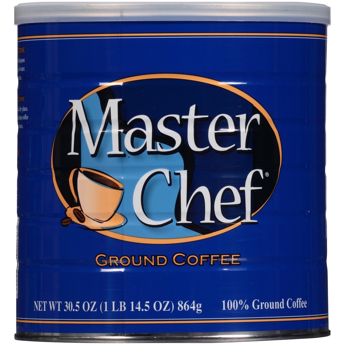 slide 4 of 11, Master Chef Ground Coffee 30.5 oz. Can, 30.5 oz