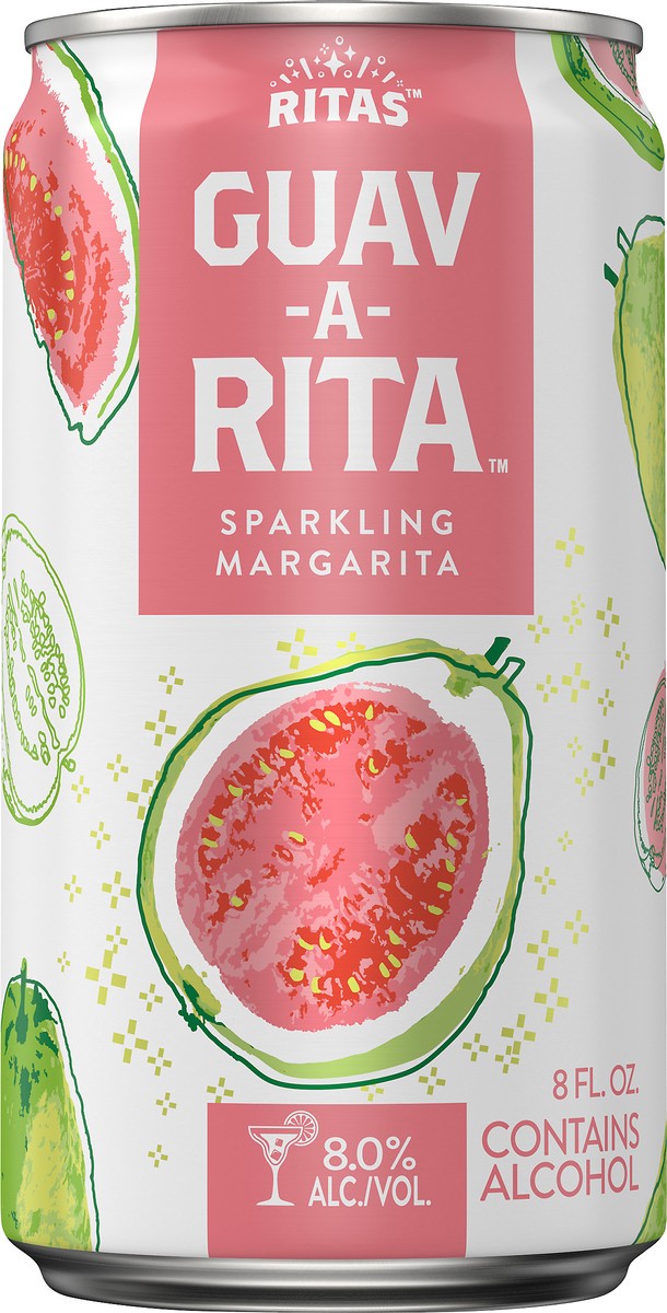 slide 1 of 6, RITAS Guav-A-Rita Sparkling Margarita 8 oz, 8 fl oz