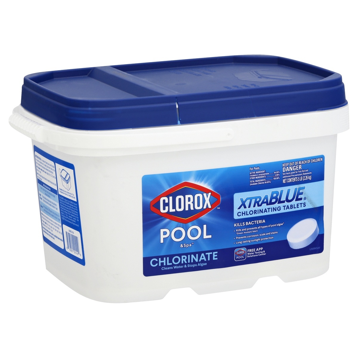 slide 1 of 3, Clorox Pool Xtrablue Chlorinating Tablets - 5lb, 5 lb