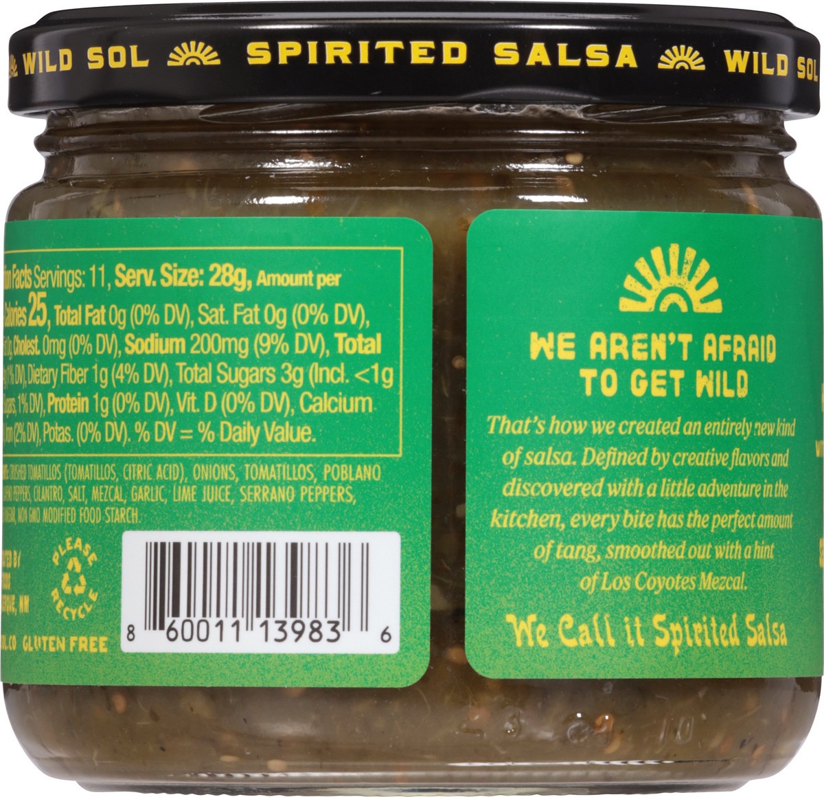 slide 7 of 13, Wild Sol Salsa Ver, 11 oz