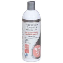 Veterinary Formula Clinical Care Hot Spot & Itch Relief Medicated Shampoo for Dogs & Cats 16 fl oz