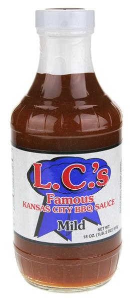 slide 1 of 1, L.C.'s Famous Kansas City BBQ Sauce Mild, 18 oz