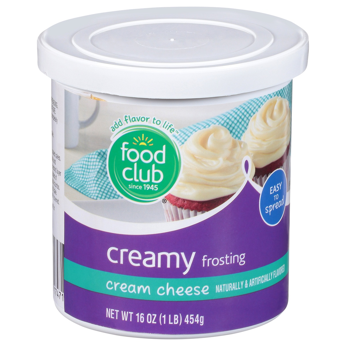 slide 2 of 11, Food Club Cream Cheese Creamy Frosting, 1 ct