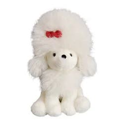 Holiday Home Poodle Plush - White