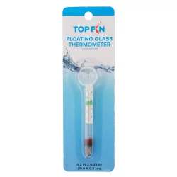 Top Fin Floating Glass Aquarium Thermometer