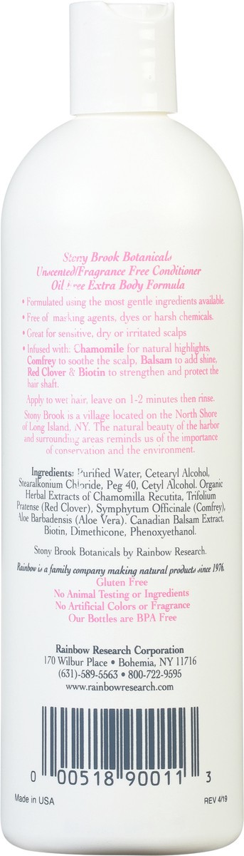 slide 7 of 10, Stonybrook Botanicals Unscented Conditioner 16 fl oz, 1 ct