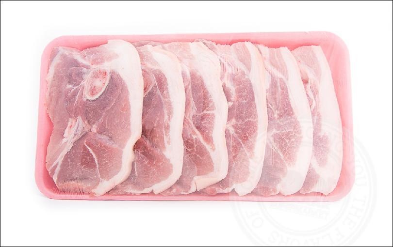 slide 1 of 1, Meat Warehouse Pork Picnic Sliced F/P, per lb